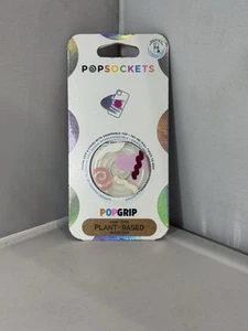PopSockets PlantCore Translucent Cell Phone Grip & Stand - Memphis Mod - Picture 1 of 2