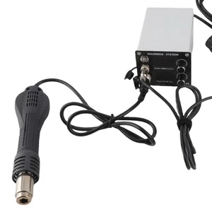 `Soldering Station Hot Air Gun Welding Iron 2 In 1 Digital Rework Tool Kit - Picture 1 of 22