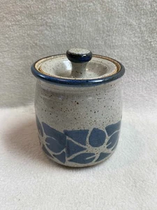 Vaso de cerámica de gres Kaplan vintage con tapa - Imagen 1 de 6
