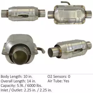 Catalytic Converter-Universal Converter Eastern Mfg 70421 - Picture 1 of 1