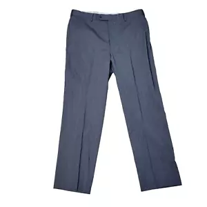 Brooks Brothers 1818 Madison Pantalone elegante uomo 37x32 grigio 100% lana - Foto 1 di 7