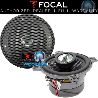 ALTAVOCES COAXIALES TWEETERS ALUMINIO BIDIRECCIONALES AUDIO COCHE FOCAL 100CA1 4" 100 CA1 NUEVOS Foto 1 de 4