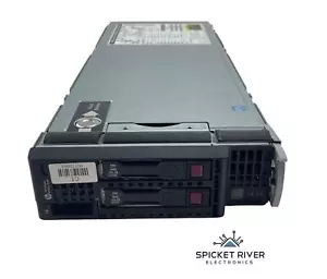 HP ProLiant BL460C Gen8 2x 10-Core E5-2680v2 2.80GHz 256GB RAM 2-Bay No HDDs - Picture 1 of 5