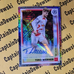 Timo Werner 2022-23 Merlín Cromo UEFA Clubes Competición Autógrafo Mojo Refractor - Imagen 1 de 4