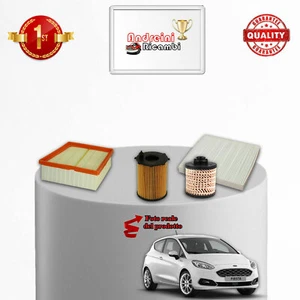 KIT TAGLIANDO 4 FILTRI FORD FIESTA VII 1.5 TDCI 63KW 86CV DAL 2017 -> - Imagen 1 de 1