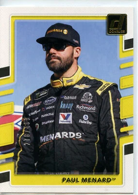 2018 Donruss Racing NASCAR GOLD FOIL Parallel #58 Paul Menard #278/499 - Image 1 of 2