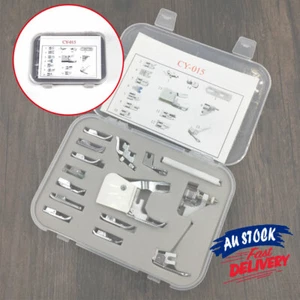 15x Compatible With Brother Singer Sewing Machine Feet Presser Walking Foot Kit - Picture 1 of 10