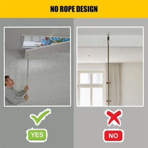 Functional Loft Ladder Pole With Hook For Easy Storage Hotel Loft Ladder Kit - Picture 1 of 8
