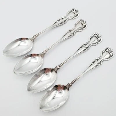 4 cucharas antiguas Meriden Britannia International Sterling Demitasse Foto 1 de 4