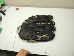 MIZUNO GPMP 1401T - 14” RHT Softball Glove Baseball Black Professional Model M - Picture 1 of 6