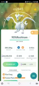 Reshiram Brillante 30 Días Comercio o Comercio Registrado - Imagen 1 de 1