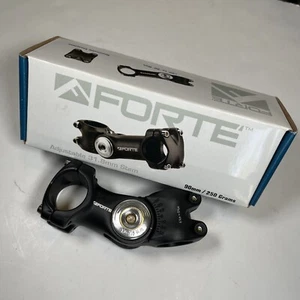 Forte Adjustable 31.8mm Stem 90mm/250 Grams Aluminum Fits 1" Or 1-1/8" Forks - Picture 1 of 17