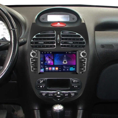 CarPlay 6,2" Für PEUGEOT 206 206CC 206SW 2000-2008 Android 13 Autoradio 4+64GB - Bild 1 von 4