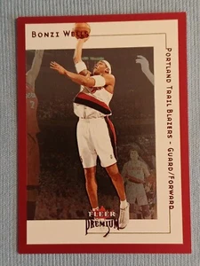 2001-02 Skybox Fleer Premium Bonzi Wells #SR27 Star Rubies /100 🔥📈👀 Red SP - Picture 1 of 8