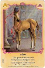BELLA SARA SERIES 9 - ROYALTY - S1/55 - ALINA SHINY/HOLO FOIL CARD