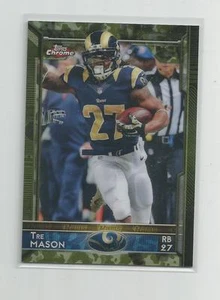 2015 Topps Chrome TRE MASON rifrattore mimetico 311/499 - Foto 1 di 1