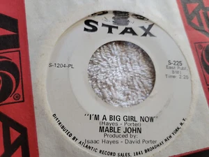 MABLE JOHN IM A BIG GIRL NOW WAIT YOU DOG WLP WHITE LABEL PROMO - Picture 1 of 3