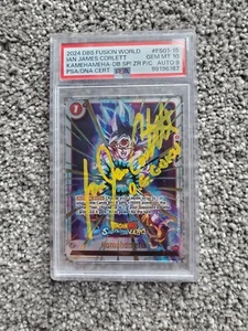 Dragon Ball Sparking Zero Card KAMEHAMEHA FS01-15 PSA 10!! Signed Auto - Picture 1 of 2