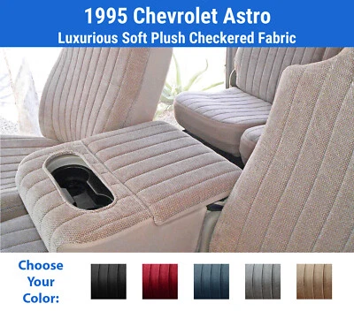 Fundas de asiento de felpa para Chevrolet Astro 1995 Foto 1 de 4