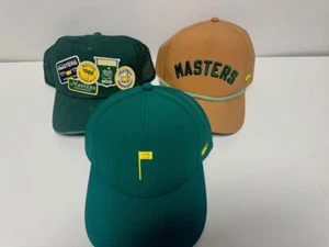 3 new Masters 2025 hats; all new w/tags; Augusta National - Picture 1 of 1