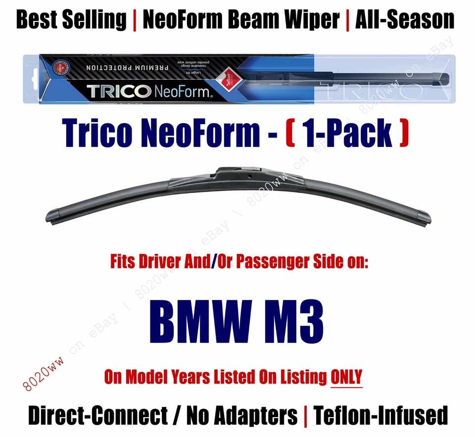 Escobilla limpiaparabrisas Super Premium NeoForm (cantidad 1) para BMW M3 1988-1991 - 16200 Foto 1 de 1