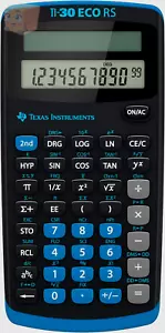 Texas Instruments TI-30 ECO RS – wissenschaftlicher Schulrechner, Solarbetrieb - Bild 1 von 6