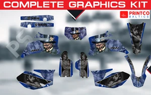 Yamaha YZ YZF 125 250 450 2013-2025 complete graphics kit 21 mil - Bild 1 von 9