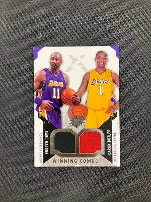 2004-05 Upper Deck SPx Combos ganadores #WC-KC Karl Malone Caron Butler LA Lakers Foto 1 de 2