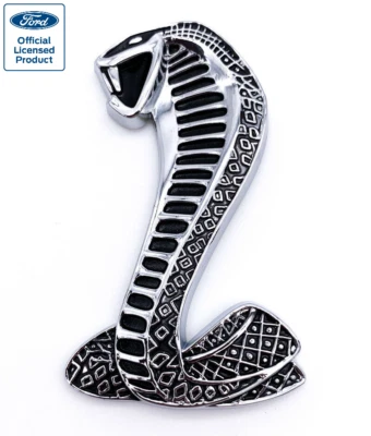 Universal LH Plastic Cobra Emblem For Ford Mustang Shelby Models - Image 1 of 4
