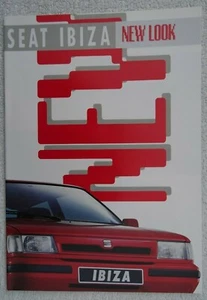 SEAT IBIZA Brochure 1991/1992: Special, CLX, GLX, GLX+, SXi, Petrol/Diesel. 20p - Picture 1 of 10
