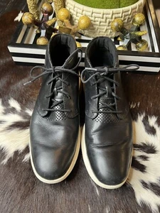 Cole Haan Grand OS Tour Chukka Herren Größe 8M Schwarz Leder Stiefel M7 - Bild 1 von 11