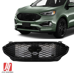 for 2019 2020 Ford Edge BLACK Snap On Grille Overlay Full Front Grill Covers New