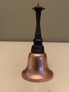 Vintage 60’s Copper Seattle Souvenir Space Needle Bell - Bild 1 von 7