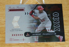 Albert Pujols 2001 Playoff Absolute Rookie Premiere Materials #157 188/700