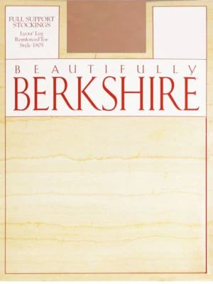  Berkshire Full Support Lycra Leg Reinforced Toe Barely Beige Stockings Size A - Image 1 of 3