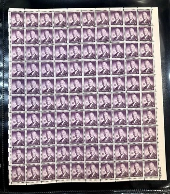 United States Alfred E Smith Mint Sheet of 100 Stamps Scott 937 MNH VTG - Image 1 of 4