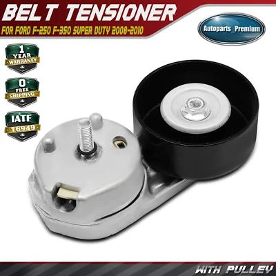 Belt Tensioner w/ Pulley for Ford F-250 F-350 F-450 Super Duty 2008-2010 V8 6.4L - Image 1 of 4