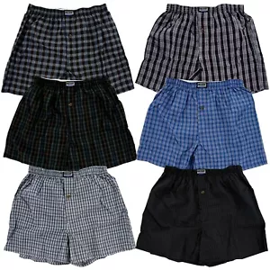 3 6 12 Boxershorts Herren Knocker Boxerkoffer kariert Schachbrettshorts Unterwäsche Menge Baumwolle - Bild 1 von 4