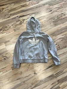 Vintage Adidas Hoodie Medium Size Color Gray Rare - Picture 1 of 5