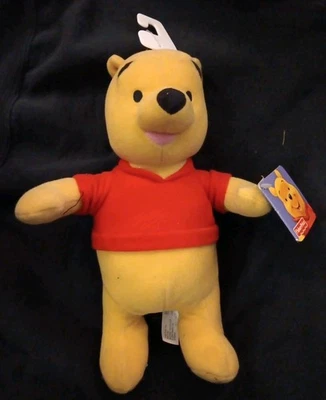 复古 Fisher Price 小熊维尼填充毛绒熊 2002 全新带标签  — 第 1/4 张图片