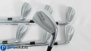 NEW COBRA KING FORGED TEC IRONS 4-PW STEEL KBS S-TAPER LITE REGULAR FLEX 413408 - Picture 1 of 7