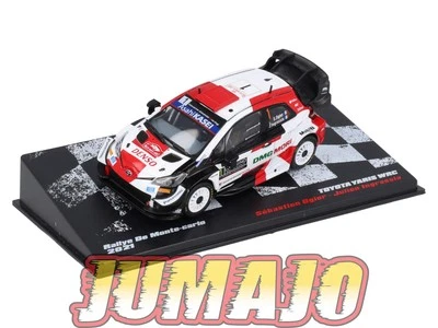 RVR32 1/43 Altaya Vainqueurs rallye : TOYOTA Yaris Monte-carlo 2021 #1 S.Ogier