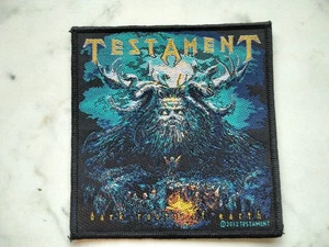 TESTAMENT PATCH  Original 2012 DARK ROOTS  Aufnäher 10x10cm Exodus Thrash Metal  - Bild 1 von 2