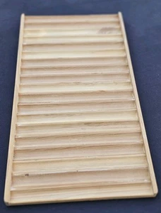 Vintage 19 Spot Fountain Pen Store Display Tray 14.5" All Wood Custom Made - Bild 1 von 8
