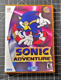 Dreamcast Sonic Adventure Custom Case With Insert  - NO Game or Manual