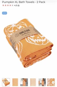 Sandwolke Handtuch 2er Pack Halloween Kürbisse Neu - Bild 1 von 3