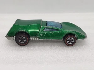 Vintage 1969 Hot Wheels Redline Tri-baby Green Hong Kong - Bild 1 von 11