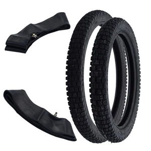Enduro Reifen Schlauch Set Heidenau 2.75-19 vorn + 2.75-17 hinten Zündapp Hai - Bild 1 von 4