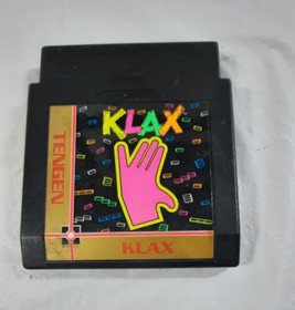 Klax - Fun Tengen NES Nintendo Puzzle Game - Tested and Authentic