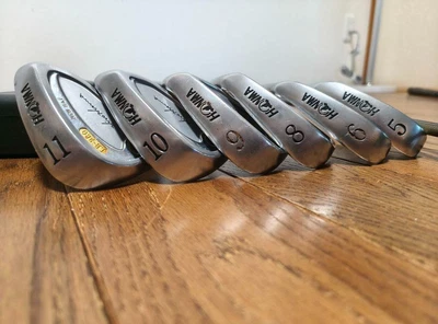 HONMA LB280 Iron Set 6pc 5,6,8,9,10,11 Titanium Carbon 2Star R-1 Regular Flex RH - Image 1 of 4